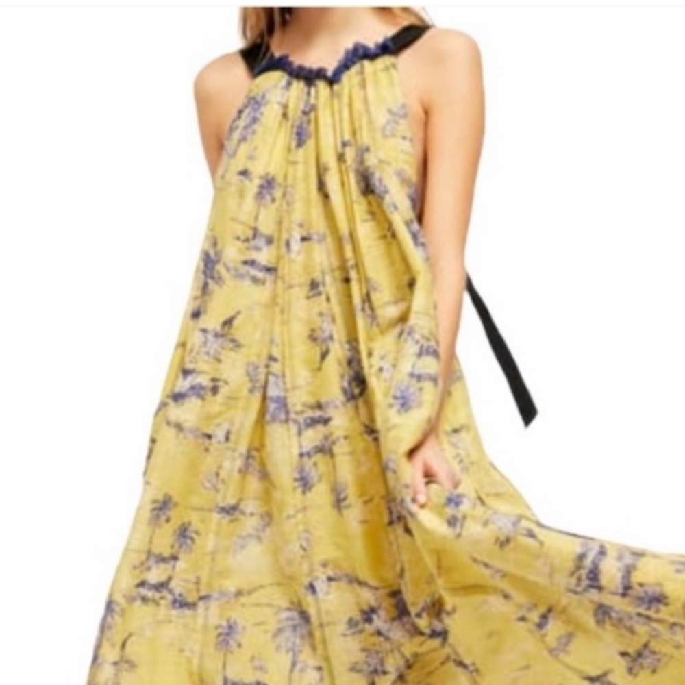 Free People Tropical Toile Maxi Dress